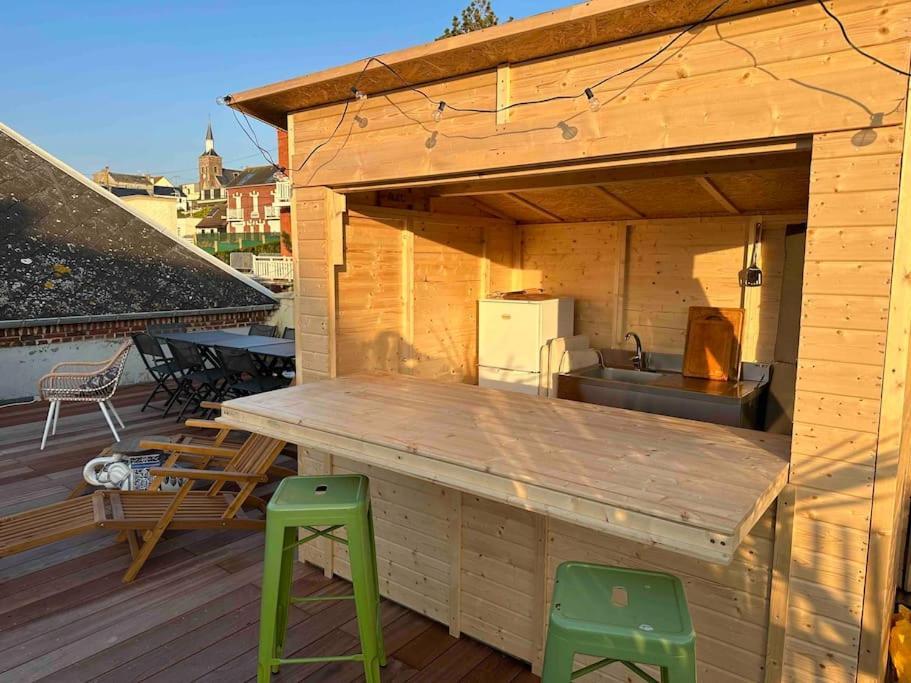 La Terrasse D'Ault Lägenhet Exteriör bild