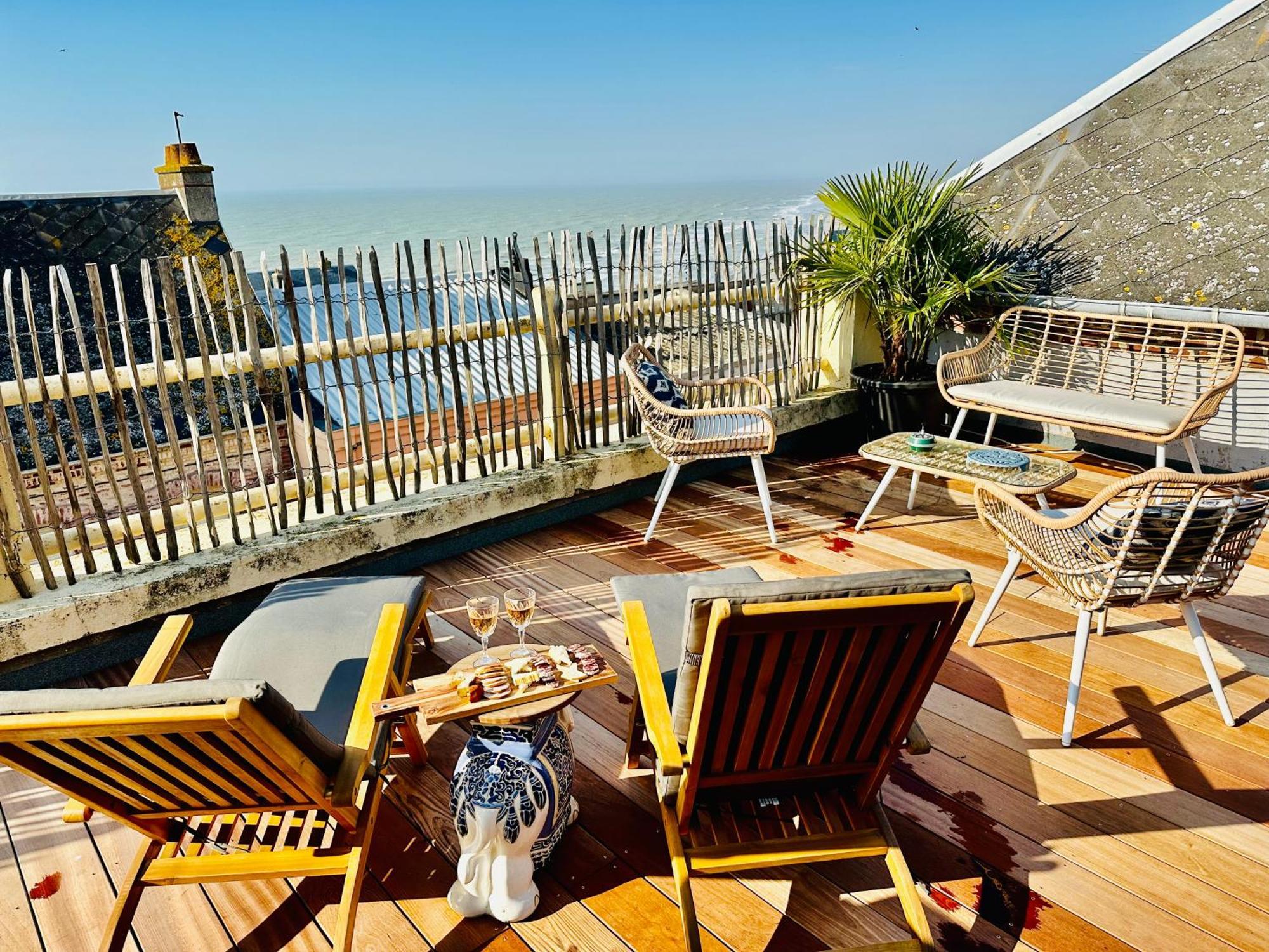 La Terrasse D'Ault Lägenhet Exteriör bild